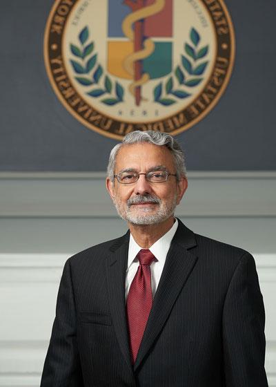 Dr Mantosh Dewan, President of SUNY Upstate Medical University